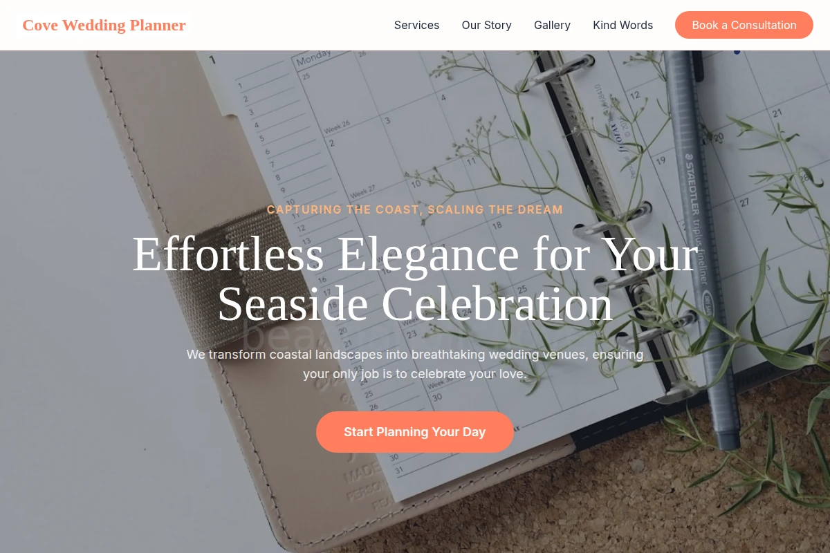 Cove Wedding Planner