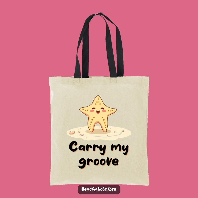 Funny Starfish Tote Bag: Chic Starfish Dancing, Beach Style, Great Funny Gift Idea